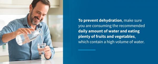 preventing dehydration